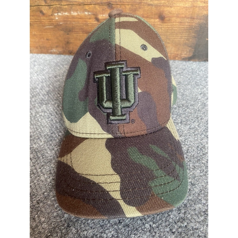 Indiana Hoosiers IU Camo Youth Baseball Cap Fitted Zephyr Hats
